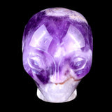 1.5" Dream Amethyst Hand Carved Crystal Elf Alien