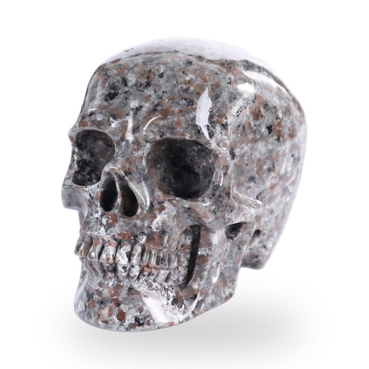 Kindred Vein 2.2" Yooperlite Hand Carved Crystal Realistic Skull Sculpture (SKU: SKH20YP01) - Photo 1